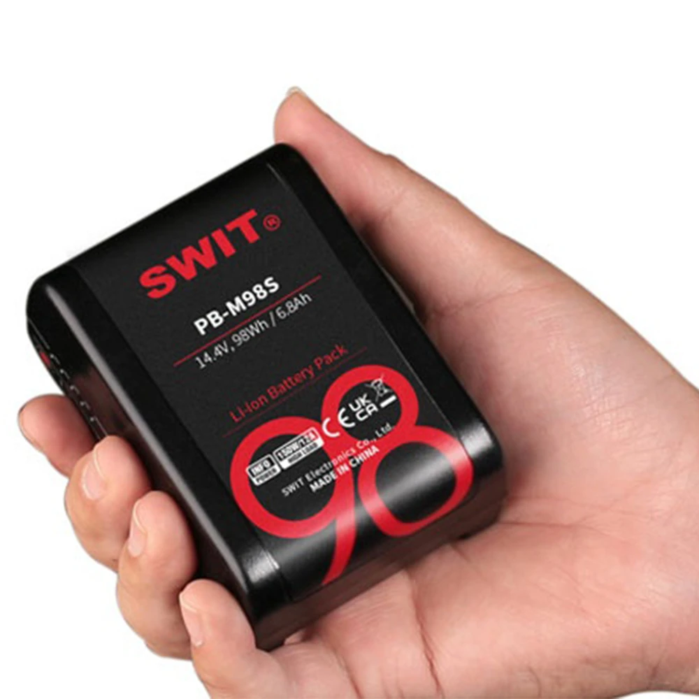Swit PB-M98S 98wh Pocket V-Mount Battery 2 Swit PB-M98S 98wh Pocket V-Mount Battery - Image 2