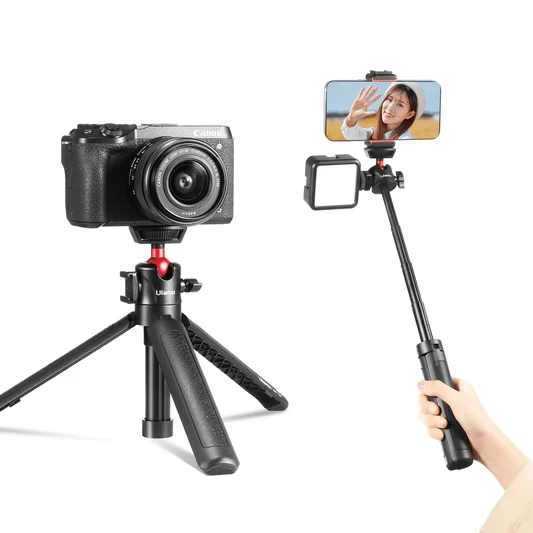 Ulanzi MT-16 Vlog Tripod Camera Holder + Selfie Stick W/ C 1 Ulanzi MT-16 Vlog Tripod Camera Holder + Selfie Stick W/ C
