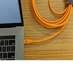 TetherPro USB-C To 3.0 Micro-B Right Angle 4.6m (Black) -Cinegear Shop 1 BLACK USB C to 3.0 Micro B