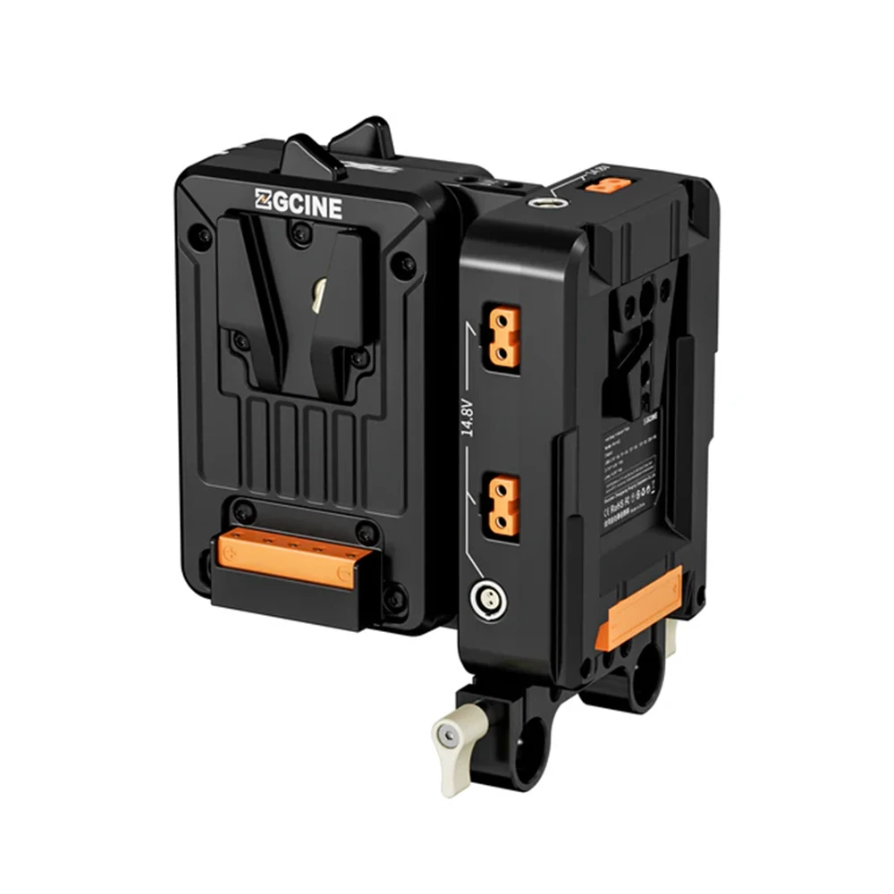 Hot Swap/Shark Fin Dual Micro V Mount Battery Plate VM-HS2 1 Hot Swap/Shark Fin Dual Micro V Mount Battery Plate VM-HS2