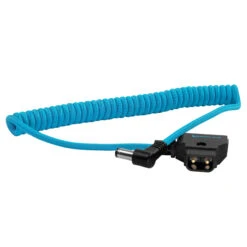 Kondor Blue D-Tap To DC Right Angle Coiled Cable – Canon C70