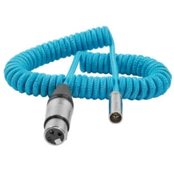 Kondor Blue Coiled Mini XLR To XLR For BMPCC 4K/6K Pro Camera (20-40″)”