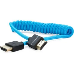 Kondor Blue HDMI To HDMI High Speed 4K Nylon Braided Male Cable 12″- 24″