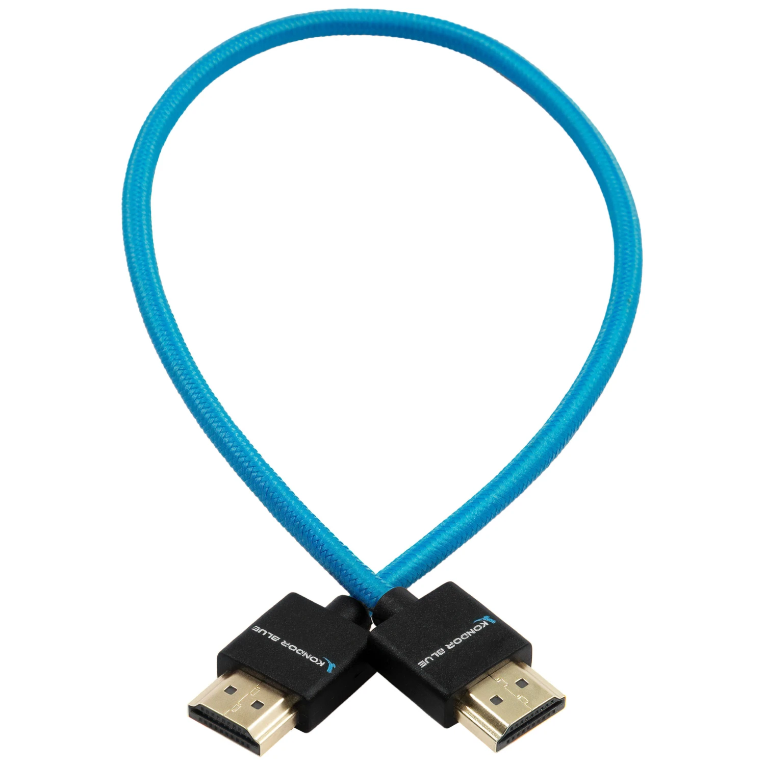 Kondor Blue HDMI To HDMI 14 Braided Cable For On Camera Monitors” 1 Kondor Blue HDMI To HDMI 14 Braided Cable For On Camera Monitors”