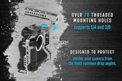 Kondor Blue Canon R5/R6/R Cage With Battery Grip -Cinegear Shop 11.KB Canon CageGrip CO scaled 1