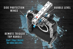 Kondor Blue Canon R5/R6/R Cage With Battery Grip -Cinegear Shop 12.KB Canon CageGrip CO scaled 1