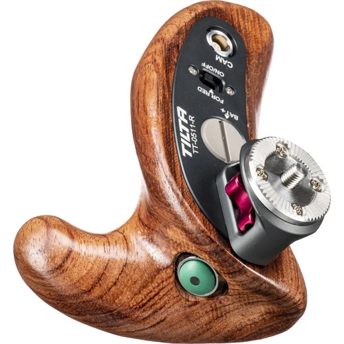Tilta Right Side Wooden Handle With R/S Button For Sony A7/A9 Series 2 Tilta Right Side Wooden Handle With R/S Button For Sony A7/A9 Series - Image 2