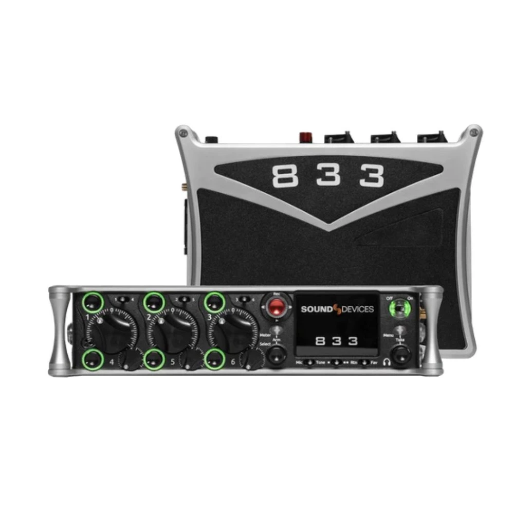 Sound Devices 833 Portable 8-Channel / 12-Track Multitrack Field Recorder 1 Sound Devices 833 Portable 8-Channel / 12-Track Multitrack Field Recorder