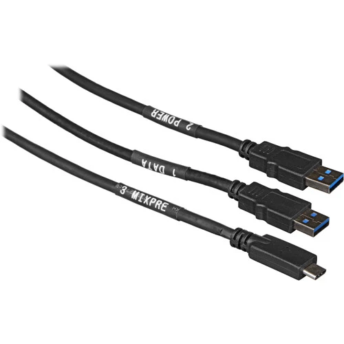 Sound Devices MX-USBY USB-C To USB-A Y-Cable 2 Sound Devices MX-USBY USB-C To USB-A Y-Cable - Image 2