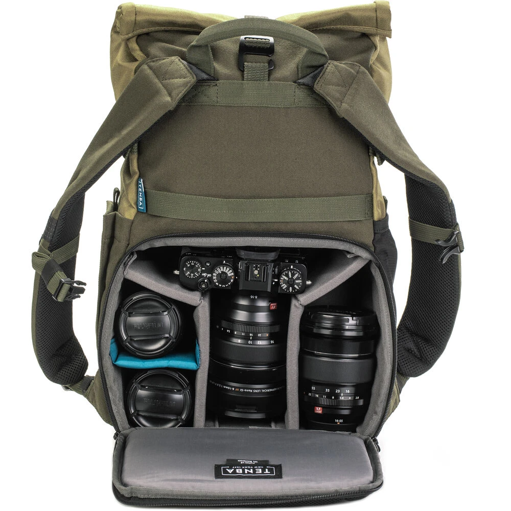Tenba Fulton V2 14L Backpack – Tan/Olive 5 Tenba Fulton V2 14L Backpack – Tan/Olive - Image 5