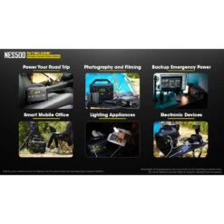 Nitecore NES500 Portable Outdoor Power Station 11 Nitecore NES500 Portable Outdoor Power Station -Cinegear Shop 1636550024 711