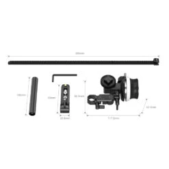 SmallRig 3010 Mini Follow Focus -Cinegear Shop 1648550940173 3010 C 3