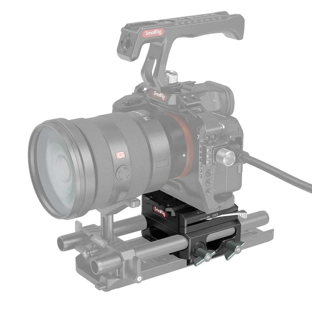 SmallRig 3067 Lightweight Baseplate W/ Dual 15mm Rod Clamp 5 SmallRig 3067 Lightweight Baseplate W/ Dual 15mm Rod Clamp - Image 5