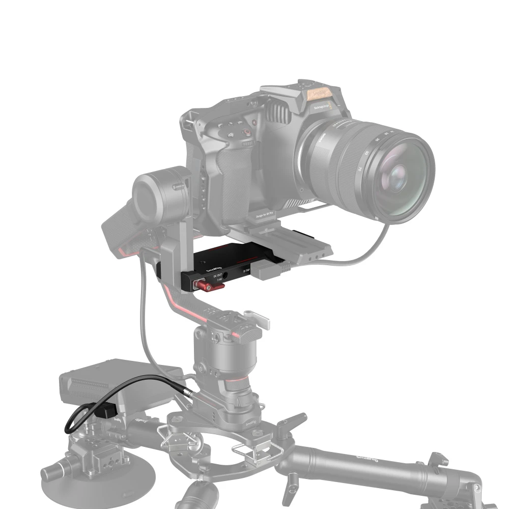 SmallRig 3251 Power Pass-Through Plate For DJI RS2 6 SmallRig 3251 Power Pass-Through Plate For DJI RS2 - Image 6