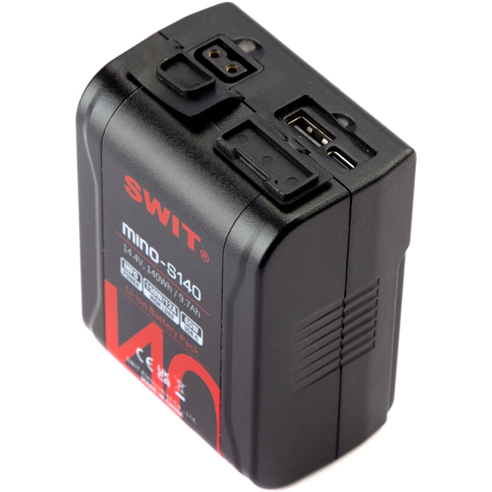 Swit MINO-S140 140Wh Pocket V-mount Battery Pack 2 Swit MINO-S140 140Wh Pocket V-mount Battery Pack - Image 2
