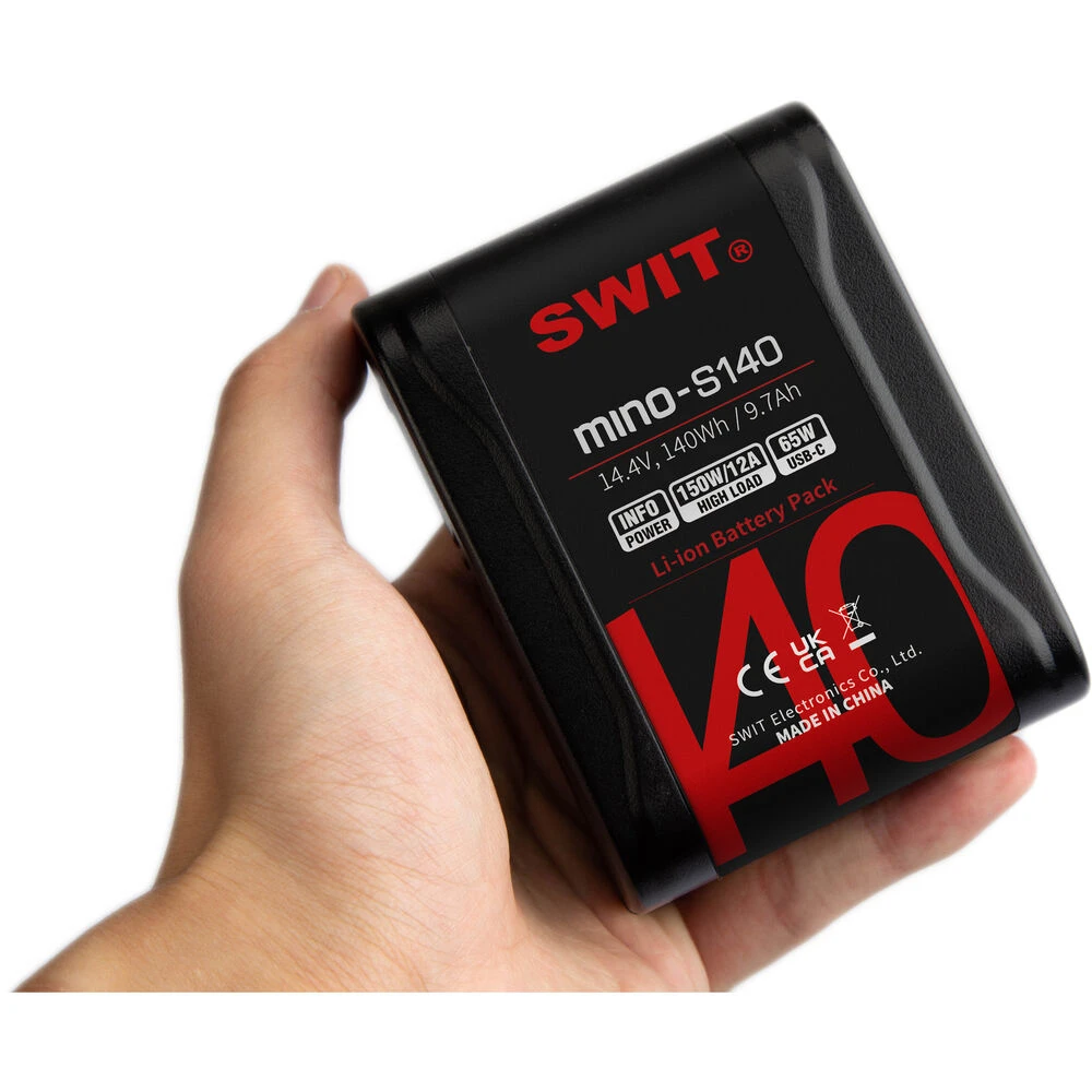 Swit MINO-S140 140Wh Pocket V-mount Battery Pack 5 Swit MINO-S140 140Wh Pocket V-mount Battery Pack - Image 5