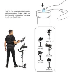 DigitalFoto THANOS-PROX Single-Handle Gimbal Supporting Stabilizer System -Cinegear Shop 1658926846 IMG 1804080