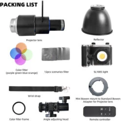 DigitalFoto Solution Limited FS-100S Bi-Color COB LED Monolight With Projection Lens -Cinegear Shop 1660660021 IMG 1816753