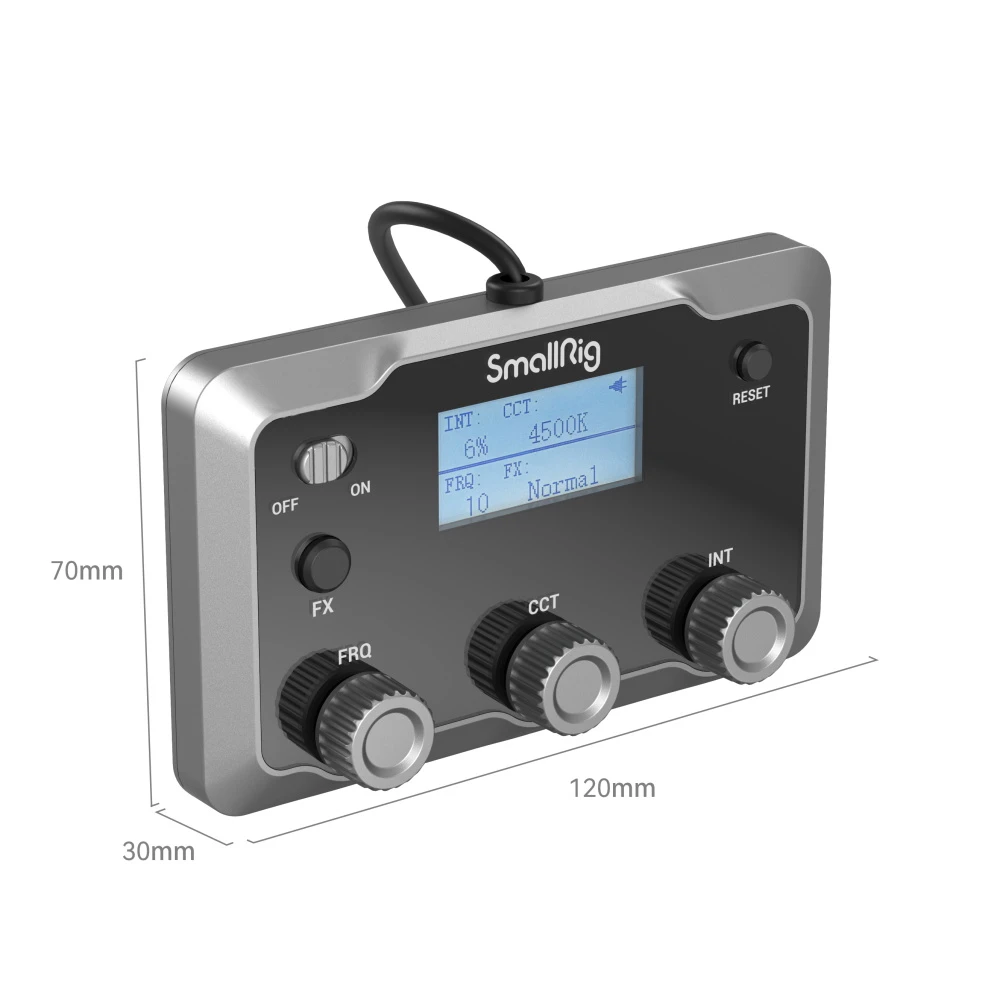 SmallRig RC350/RC450 COB LED Video Light Control Panel 3980 4 SmallRig RC350/RC450 COB LED Video Light Control Panel 3980 - Image 4