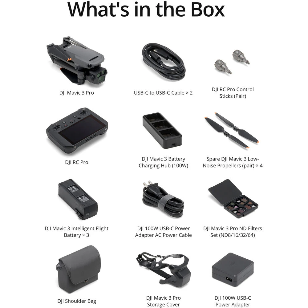 DJI Mavic 3 Pro – Fly More Combo With DJI RC Pro Controller 11 DJI Mavic 3 Pro – Fly More Combo With DJI RC Pro Controller - Image 11