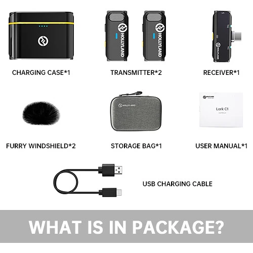 Hollyland LARK C1 DUO Android – Black 15 Hollyland LARK C1 DUO Android – Black - Image 15