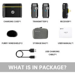 Hollyland LARK C1 DUO IOS Devices – Black -Cinegear Shop 1688041844 IMG 2030064