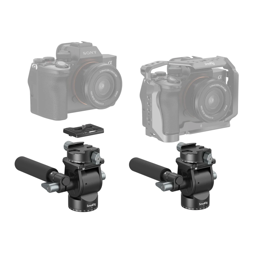 SmallRig 3457 Lightweight Fluid Video Head 5 SmallRig 3457 Lightweight Fluid Video Head - Image 5