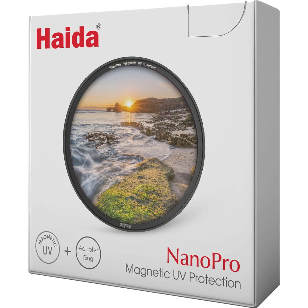 Haida NanoPro Magnetic UV Protection Filter 62mm (With Adapter Ring) 4 Haida NanoPro Magnetic UV Protection Filter 62mm (With Adapter Ring) - Image 4