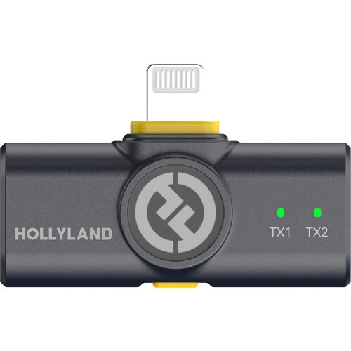 Hollyland LARK M2 DUO With Lightning Connector (Shine Charcoal) 5 Hollyland LARK M2 DUO With Lightning Connector (Shine Charcoal) - Image 5