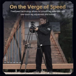 SmallRig FreeBlazer Counterbalance Carbon Fiber Video Tripod Kit AD-Pro8 -Cinegear Shop 1710140962625