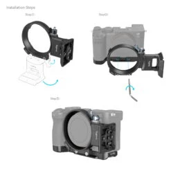 SmallRig Horizontal-to-Vertical Mount Plate Kit For Sony Alpha 7C II / Alpha 7CR -Cinegear Shop 1710832885962