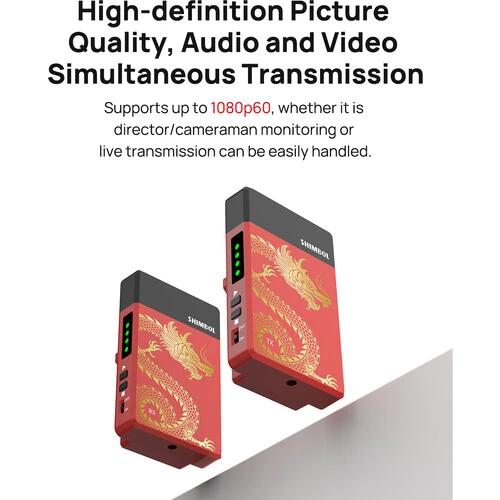 Shimbol TP Mini 600ft HDMI Wireless Video Transmission System , Special Edition With Dragon Inprint 12 Shimbol TP Mini 600ft HDMI Wireless Video Transmission System , Special Edition With Dragon Inprint - Image 12