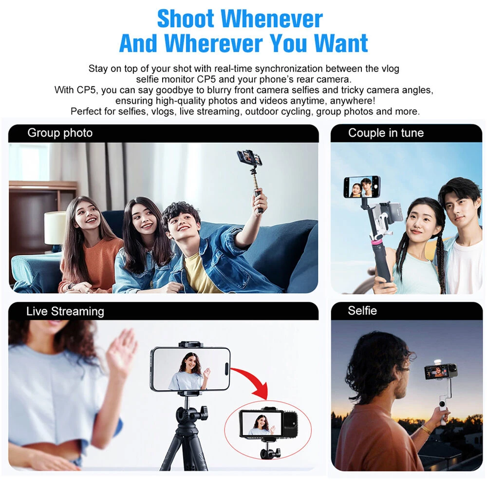 Shimbol CP5 5 Inch Touchscreen Sync Rear Camera Smartphone Monitor 7 Shimbol CP5 5 Inch Touchscreen Sync Rear Camera Smartphone Monitor - Image 7