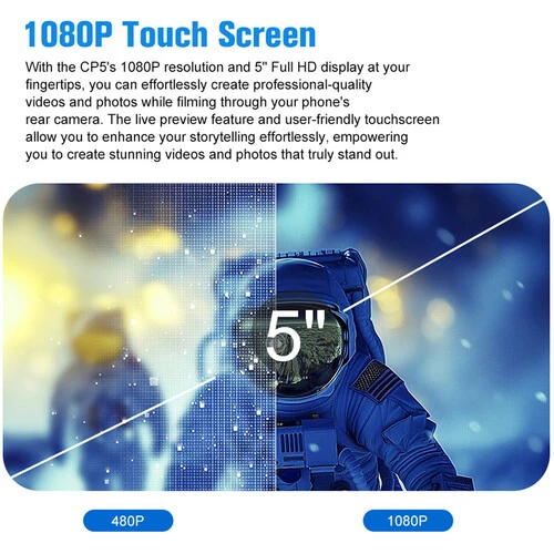 Shimbol CP5 5 Inch Touchscreen Sync Rear Camera Smartphone Monitor 8 Shimbol CP5 5 Inch Touchscreen Sync Rear Camera Smartphone Monitor - Image 8