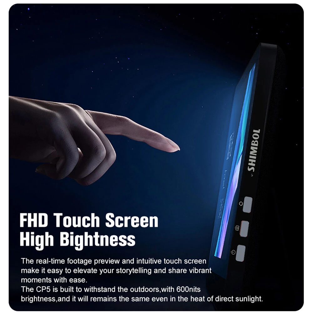 Shimbol CP5 5 Inch Touchscreen Sync Rear Camera Smartphone Monitor 9 Shimbol CP5 5 Inch Touchscreen Sync Rear Camera Smartphone Monitor - Image 9