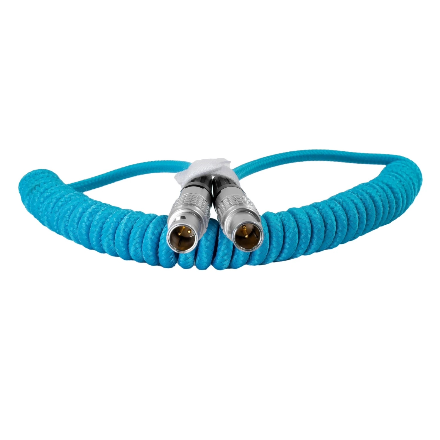 Kondor Blue LEMO To LEMO 2 Pin 0B Male Coiled Power Cable For ARRI – Teradek 2 Kondor Blue LEMO To LEMO 2 Pin 0B Male Coiled Power Cable For ARRI – Teradek - Image 2