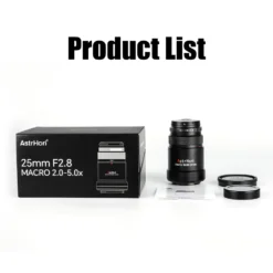 Astrhori 25mm F2.8 Full-frame 2-5x Ultra Macro Lens For E/L/RF/Z/FX -Cinegear Shop 25286