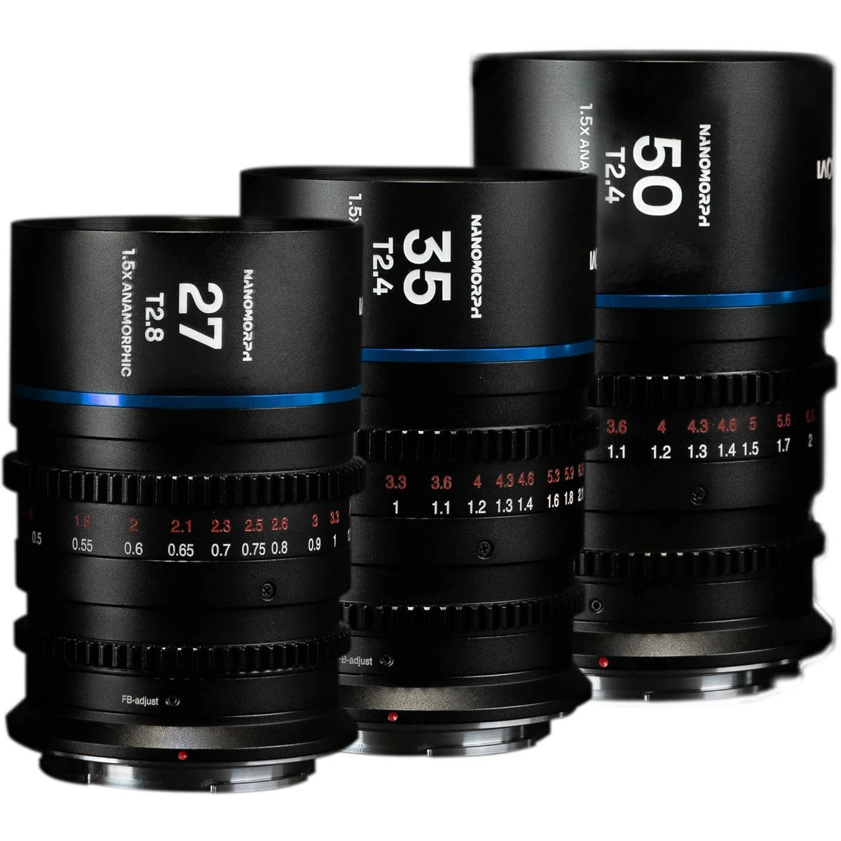 Laowa NANOMORPH S35 Bundle (27,35,50mm) (Blue) (Cine) Fujifilm X 1 Laowa NANOMORPH S35 Bundle (27,35,50mm) (Blue) (Cine) Fujifilm X