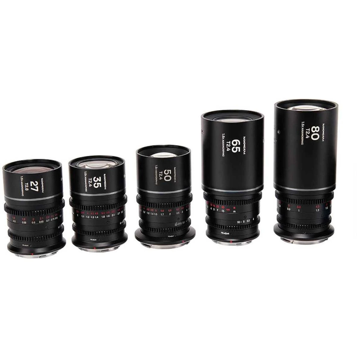 Laowa Nanomorph S35 Bundle (27,35,50,65,80mm) L Mount (Silver) (Lao-5LENS-LL-S-CI) 1 Laowa Nanomorph S35 Bundle (27,35,50,65,80mm) L Mount (Silver) (Lao-5LENS-LL-S-CI)