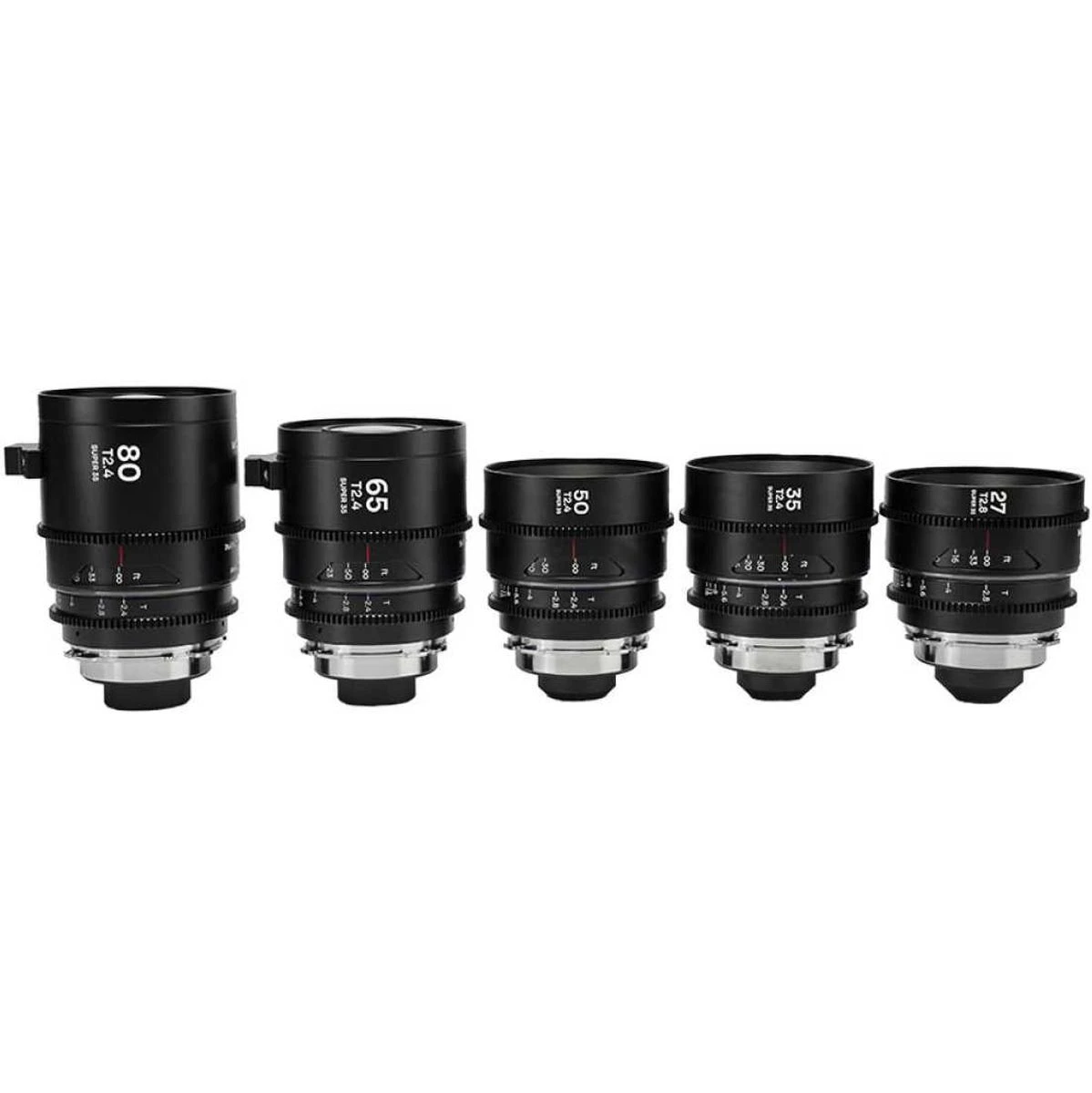 Laowa Nanomorph S35 Bundle (27,35,50,65,80mm) PL-EF (Silver) (Lao-5LENS-PL-S-CI) 1 Laowa Nanomorph S35 Bundle (27,35,50,65,80mm) PL-EF (Silver) (Lao-5LENS-PL-S-CI)
