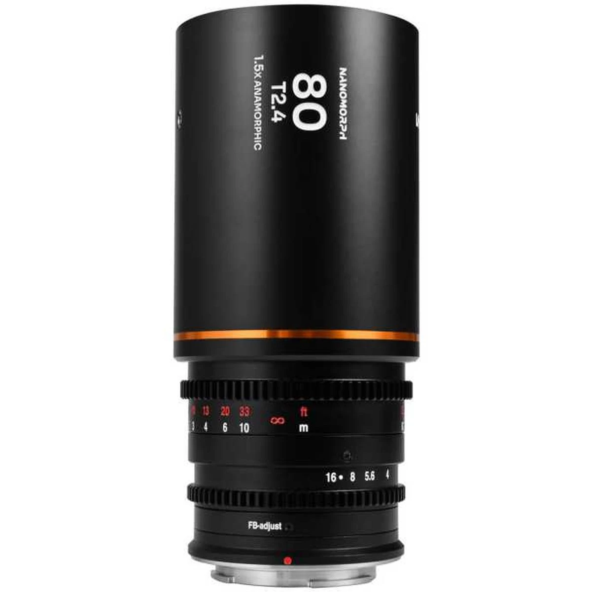 Laowa Nanomorph 80mm T2.4 1.5X S35 (Amber) L Mount (Lao-80-LL-A-CI) 1 Laowa Nanomorph 80mm T2.4 1.5X S35 (Amber) L Mount (Lao-80-LL-A-CI)