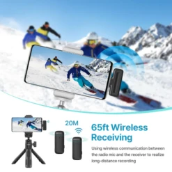 Ulanzi J12 Wireless Microphone Set W/ 2 Transmitters And USB-C -Cinegear Shop 3 9