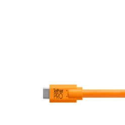 TetherPro USB-C To 3.0 Micro-B Right Angle 4.6m (Orange) -Cinegear Shop 3 OrangeTetherPro USB C to 3.0 Micro B Right Angle