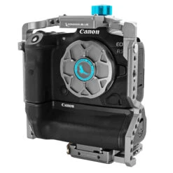 Kondor Blue Canon R5/R6/R Cage With Battery Grip -Cinegear Shop 3.KB Canon CageGrip CO scaled 1