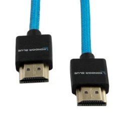 Kondor Blue HDMI To HDMI 14 Braided Cable For On Camera Monitors” 5 Kondor Blue HDMI To HDMI 14 Braided Cable For On Camera Monitors” -Cinegear Shop 3.KB HDMI14 scaled 1