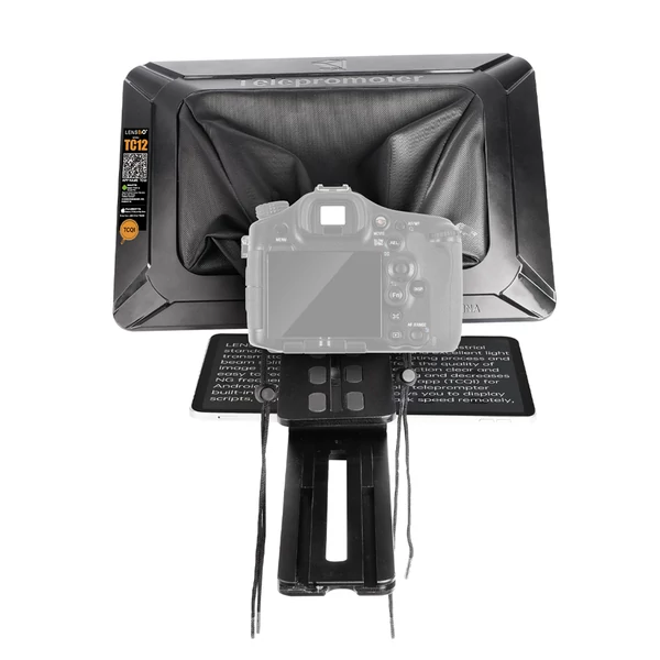 LENSGO TC12 Teleprompter For DSLR Camera And Tablet Up To 12.9″ 4 LENSGO TC12 Teleprompter For DSLR Camera And Tablet Up To 12.9″ - Image 4