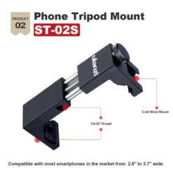 Ulanzi Smartphone Vlog Kit EXTRA: Tripod + Holder + LED + Mic -Cinegear Shop 359c d0bb 452f b35b 271a763f56d9