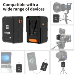 ZGCINE S95 V-Mount Battery (6600mAh) 14.8V 95WH – Support PD Input/Output -Cinegear Shop 3 bf594497 754c 4051 aca8 9846dbd3cdc8