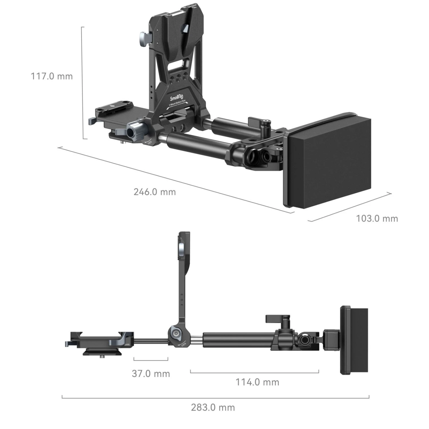 SmallRig 4063 Advanced Compact V-Mount Battery Mounting System 8 SmallRig 4063 Advanced Compact V-Mount Battery Mounting System - Image 8