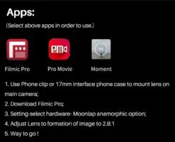 Ulanzi 1.55XT Anamorphic Lens -Cinegear Shop 5 2